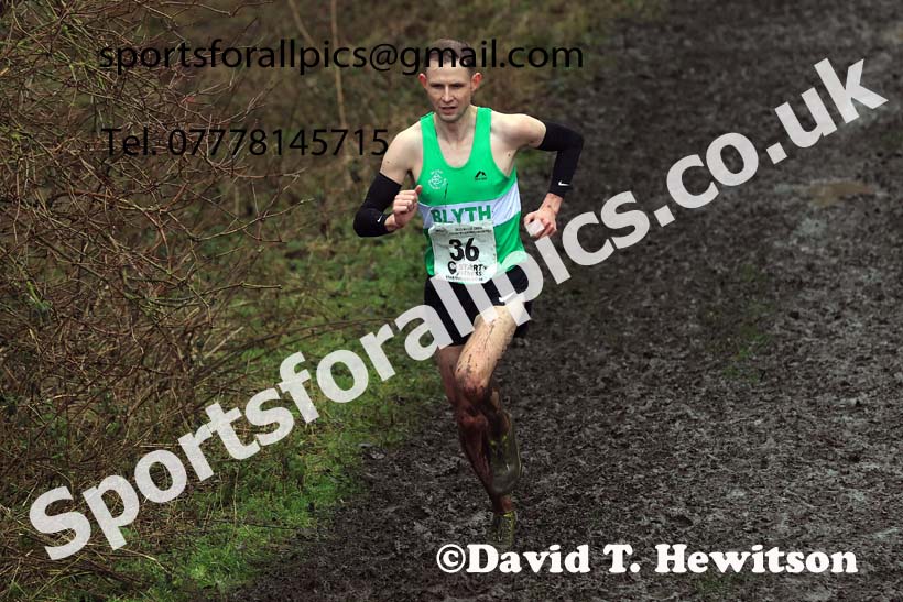 Senior mens 2023 North Eastern Cross Country Champs., Temple Park, South Shields. Photo: David T. Hewitson/Sports for All Pics
